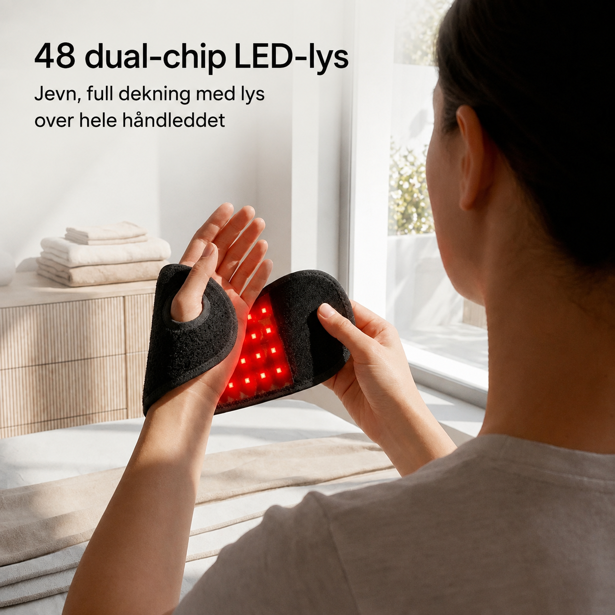 LumaWrap™ | Premium Red Light Terapi for Håndhelse